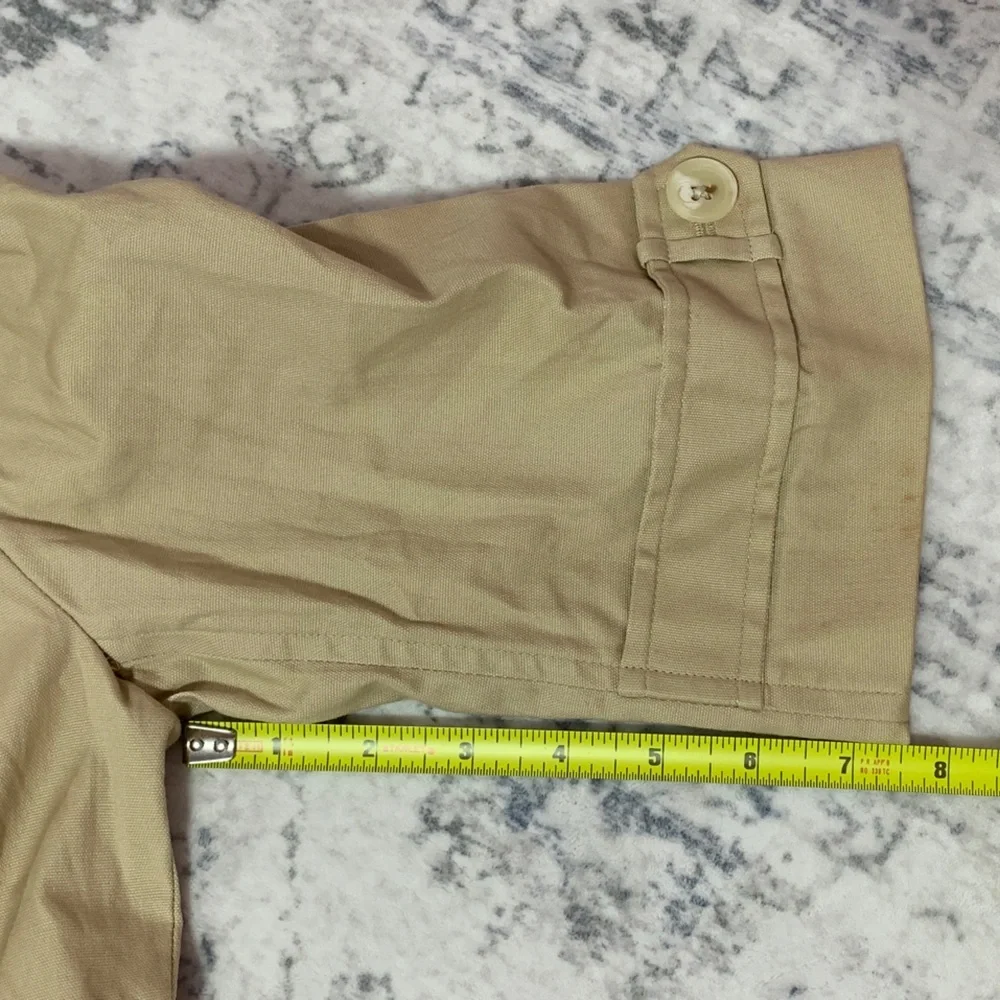 VTG Y2K Banana Republic Light Tan Belted Blazer 2P - Picture 12 of 13